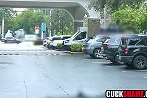 why is my cuck husband spying on me cheating with my lover in this swingers session?