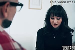 I feel so caring as mature stepdad fucks horny teen stepdaughter's hairy pussy deeply