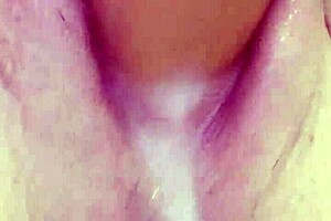 naughtyhotkitten plays with her big clit using toys until dripping creamy cum flows out