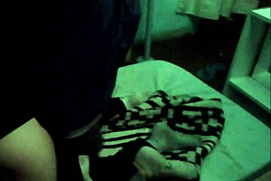 I can't believe we're having sex on the bed and then switching to total darkness for more intense couple moments in stockings