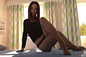 Law School Babe Gets Intense Massage Turning Into Horny Close Up Action With Redhead