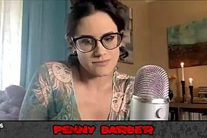 i feel so connected to penny barber in this behind-the-scenes interview... her big ass and tits shine in that latex kink setup