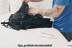 Condoms for girlfriends, not moms! Watch this taboo sub español thrill.