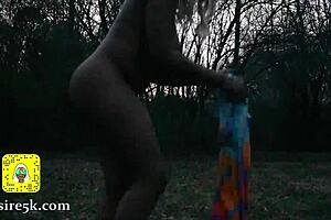 amateur homemade doggystyle fucking unfolds with ebony milf bent over in hardcore action. her big ass shakes wildly during the intense session.