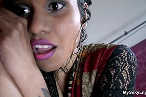 indian milf stepmom seducing her desi stepson with a blowjob