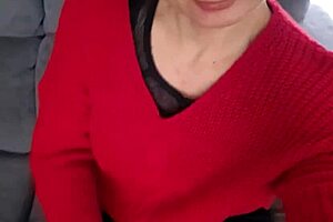 Isn't Sophie the mature slut who craves cock in every provocative way?