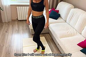 Stepson fucks stepmom during massage in Russian amateur video