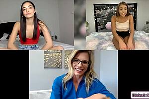 Does Stepmom Secretly Watch Stepdaughter Masturbate Alone?
