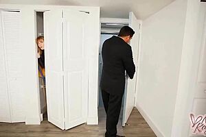 cheating bbc bull takes over as sara jay films him fucking blonde nina kayy's big tits and wet pussy in cowgirl