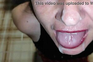 cum in mouth and anal creampie for submissive milf housewife compilation 😈🍑