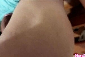 So Maya ends up with this huge creampie after intense sex. The Spanish couple with big tits and ass goes all out in amateur action.