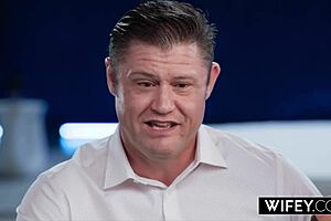 Wifey married milf taylor upton fulfills bbc hotwife fantasy with interracial blowjob deepthroat riding and creampie