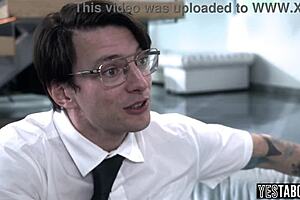 Two big cock teen 18+ preachers had a threesome with a huge boobs mature milf in doggystyle