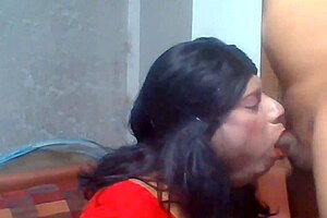 Oh man, I just love when this shemale grabs my head for a deepthroat facefuck, it's so intense...