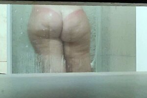 Horny brother spies on hot sister's tan line after pool day