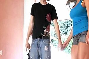 big tits mom riding cock in a neutral story.