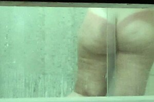 Horny brother spies on hot sister's tan line after pool day