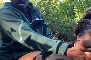 I love no panties under sundress so he nuts in my fat ebony big ass pussy wherever we go