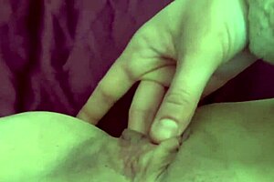 Super horny Italian milf fingers wet pussy in close-up pov solo.