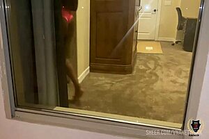 I love how window BJ queen Osa Lovely milks Rome Major with her perfect bubble ass