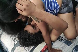 Are you cheating on your boyfriend with your roommate's muscular bodybuilder for some hot ass licking in the dorm?