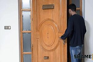 shame4k that czech dominant lady got so angry she fucked the guy hard with her natural tits and shaved pussy in stockings