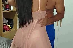 I provoked the handyman my husband hired and he fucked my tight Latina ass in front of my cuckold