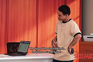 Sexmex: Elizabeth Marquez' Camel Toe bei schnellem Arschfick 😏🍑