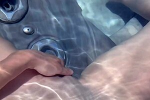 Feel my wet pussy as I finger myself in this jacuzzi pov session.