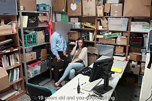 I watch as cop forces stepmom to suck dick for dropping the charge