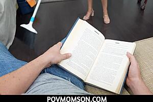 Stepmom vivianne desilva has been feeling lonely lately and so stepson makes a way to cheer her up