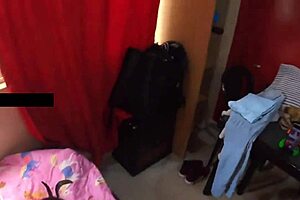 Her lover fingers shaved pussy before licking and deepthroating in wet lingerie session