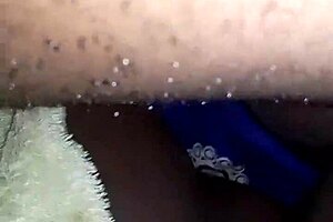 My friend's curvy ebony wife spreads wet pussy in bedroom