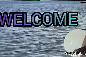 Hey, that sexy ebony teen 18+ girl is enjoying two big black cocks