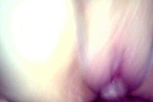 watch my huge cock stretch her tight amateur mature pussy