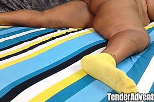 bbc stretches my tight pink pussy till it drips with cum