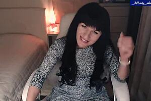 MLADY JESSY Teases PUSSY In STOCKINGS And LINGERIE 02-15-2022