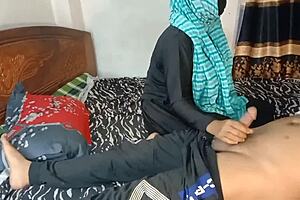 I finally fucked my elder stepson's hot friend right in my bed!