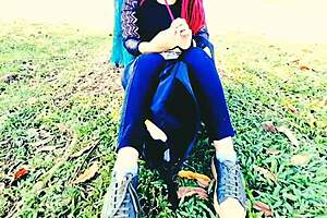 i took that 19 year old latina redhead with big ass outdoors for anal sex by offering her money in this wild public encounter