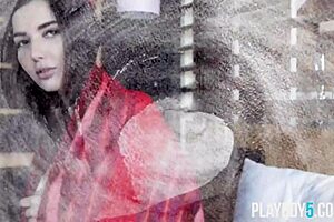 Ukrainian MILF Model Strips Ripping Clothes Exposing Juicy Curves