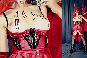 Halloween Video Part 1 - Hot Wax On Hot Tits!