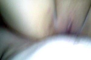 watch my huge cock stretch her tight amateur mature pussy