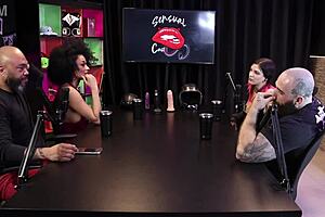 I feel the thrill as qween and iron biker shine in sensual cast moments part 11 on sheer red