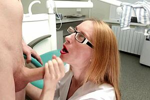 Female Doctor's Anal Encounter Ends With Facial Cumshot Surprise