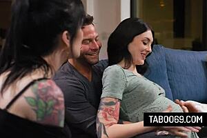 Oh man I'm so pregnant and craving this depraved threesome with Anna de Ville and Charlotte Sins uhh yeah.