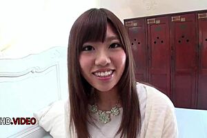 Chisa Hoshino Steamy JAV Star Fucked Deeply in Both Shaved Vaginas