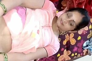 Indian newly married couple make sex relation in midnight with amateur homemade orgasm and natural tits