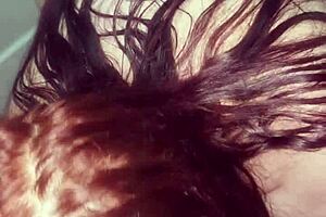 lucky nikki cakes sucks big black cock and licks ass on stairs