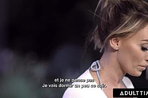 milf pristine edge stays up all night from stepson's fucking desire in this adult time clip with french subtitles