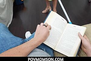 Stepmom vivianne desilva has been feeling lonely lately and so stepson makes a way to cheer her up